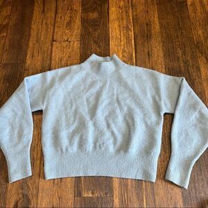 And other stories Sky Blue mock neck sweater size xs